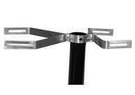 extra large mailbox mounting bracket|mailbox round pole mounting bracket.